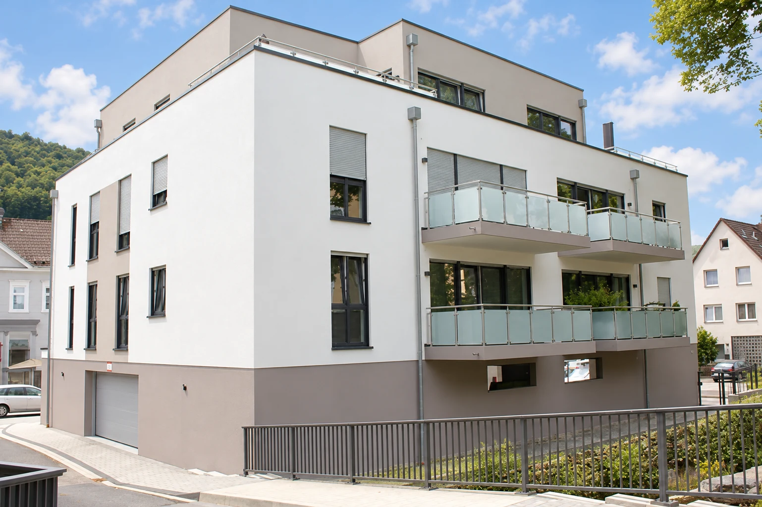 Mehrfamilienhaus mit Dachterrasse
